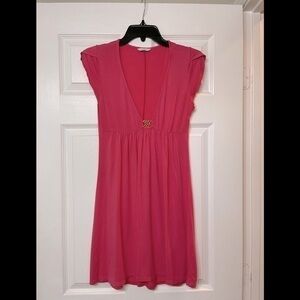 Trina Turk deep v neck dress/cover up